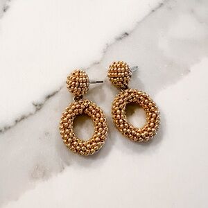 J.Crew Gold Statement Earrings